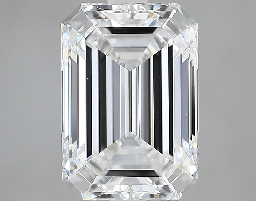 Lab-Grown 3.10 Carat Emerald Cut Diamond color E Clarity VVS2, precious stones, engagement diamonds