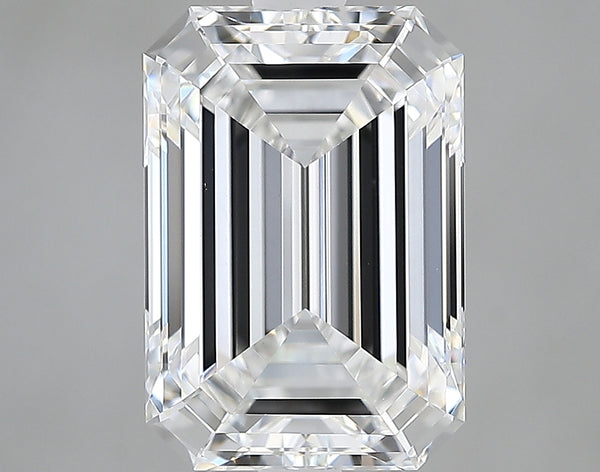 Lab-Grown 3.10 Carat Emerald Cut Diamond color E Clarity VVS2, precious stones, engagement diamonds