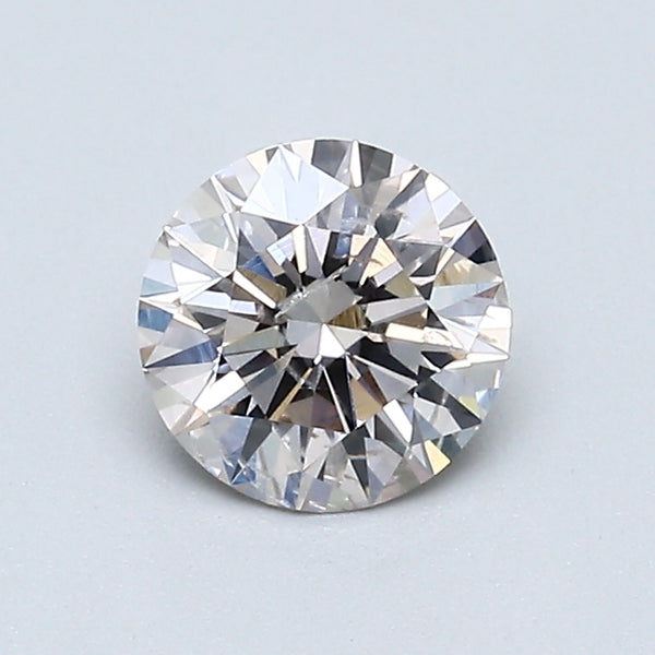 0.71 Carat Round Brilliant Natural Mined Diamond Fancy Light Pinkish Brown Pink Color I1 Clarity With GIA Certificate, natural diamonds, precious stones, engagement diamonds