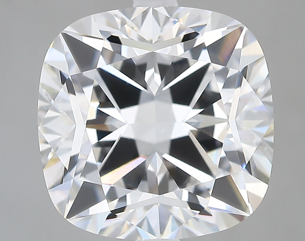 Lab-Grown 5.12 Carat Square Cushion Cut Diamond color E Clarity VVS2, precious stones, engagement diamonds