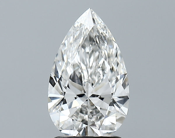 Lab-Grown 1.63 Carat Pear Shape Diamond color E Clarity VVS2, precious stones, engagement diamonds
