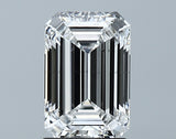 Lab-Grown 2.03 Carat Emerald Cut Diamond color E Clarity SI1 With GIA Certificate, precious stones, engagement diamonds