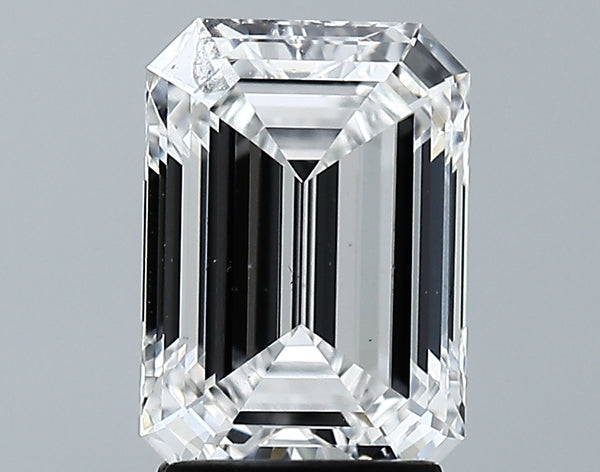 Lab-Grown 2.71 Carat Emerald Cut Diamond color D Clarity VS2 With GIA Certificate, precious stones, engagement diamonds