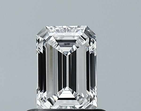 Lab-Grown 0.62 Carat Emerald Cut Diamond color D Clarity VVS2, precious stones, engagement diamonds