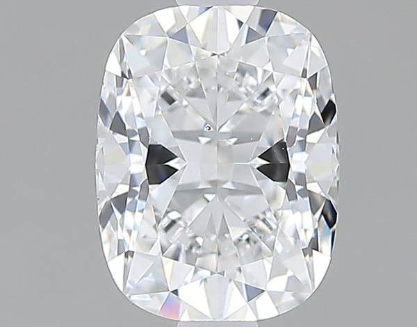 Lab-Grown 1.57 Carat Cushion Modified Brilliant Cut Diamond color E Clarity SI1 With GIA Certificate, precious stones, engagement diamonds