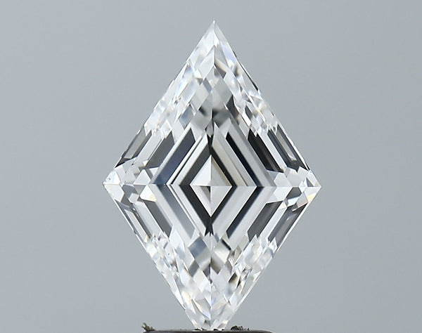 Lab-Grown 2.60 Carat Lozenge Step Cut Diamond color D Clarity VVS2 With GIA Certificate, precious stones, engagement diamonds