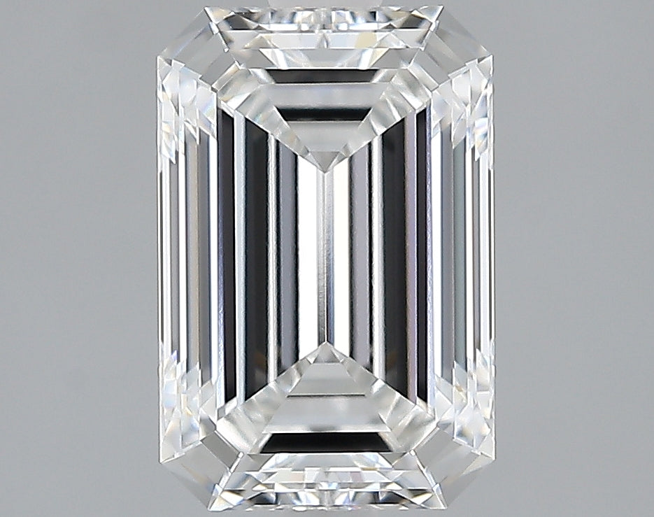 Lab-Grown 2.09 Carat Emerald Cut Diamond color E Clarity VVS1, precious stones, engagement diamonds