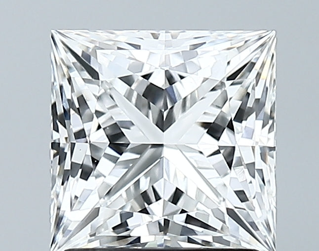Lab-Grown 1.76 Carat Princess Cut Diamond color E Clarity VS1 With GIA Certificate, precious stones, engagement diamonds
