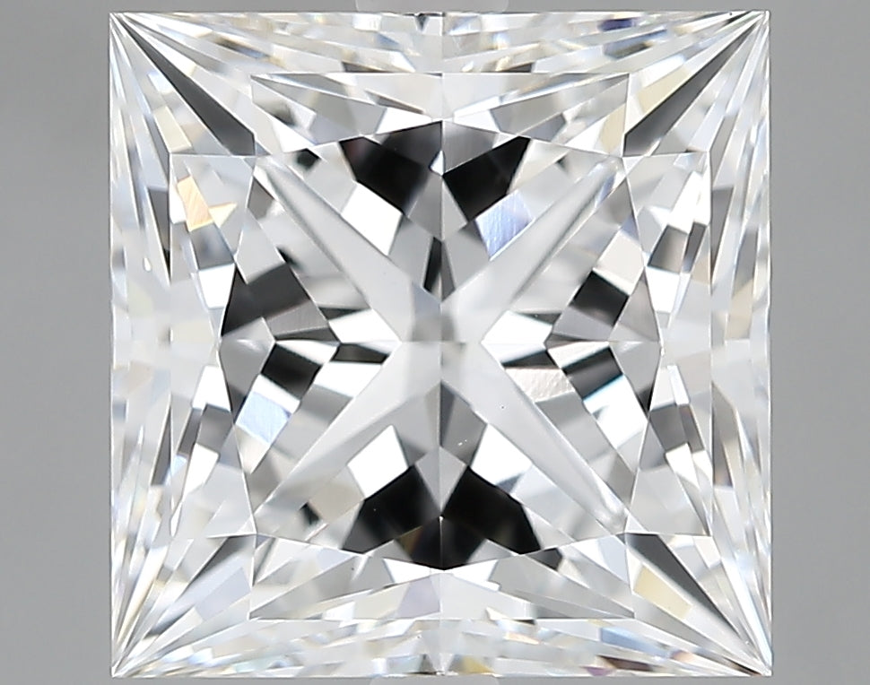 Lab-Grown 5.07 Carat Princess Cut Diamond color E Clarity VVS2, precious stones, engagement diamonds