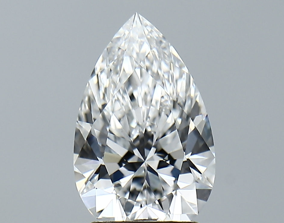 Lab-Grown 2.00 Carat Pear Shape Diamond color E Clarity VVS2, precious stones, engagement diamonds