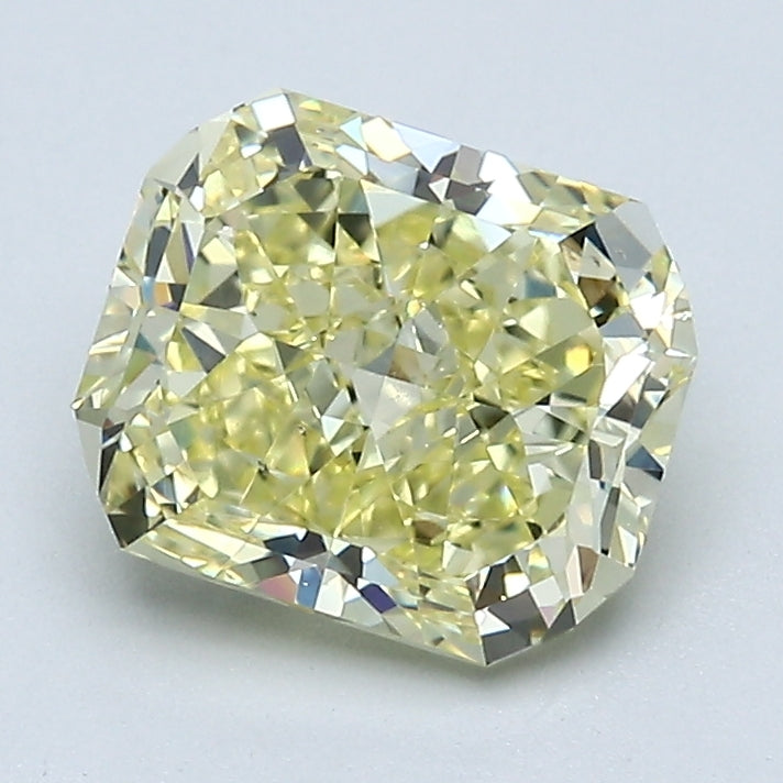 2.03 Carat Radiant Cut Natural Mined Diamond Fancy  Yellow Color SI1 Clarity With GIA Certificate, natural diamonds, precious stones, engagement diamonds