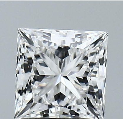 Lab-Grown 1.26 Carat Princess Cut Diamond color D Clarity VS1, precious stones, engagement diamonds