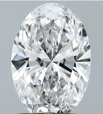 Lab-Grown 1.08 Carat Oval Shape Diamond color D Clarity VS1, precious stones, engagement diamonds