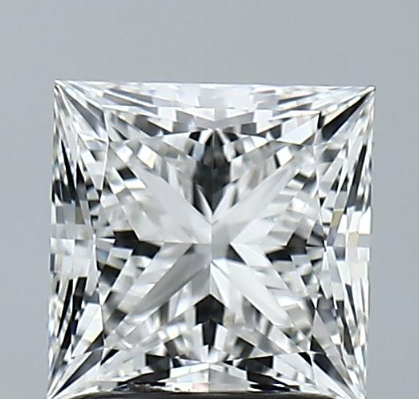Lab-Grown 1.41 Carat Princess Cut Diamond color E Clarity VVS2, precious stones, engagement diamonds