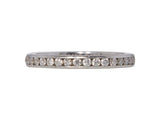 Tiffany and Co 0.55 Carat Round Brilliant Diamond Platinum Eternity Band Ring