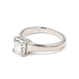 Tiffany and Co 1.06 Carat Radiant Cut G-VS2 Diamond Platinum Engagement Ring