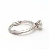 Tiffany and Co 0.83 Carat Round Brilliant I-VS1 Diamond Platinum Engagement Ring