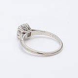 1.08 Carat Circular Brilliant Cut Shape I-VS1 Diamond Platinum Engagement Ring