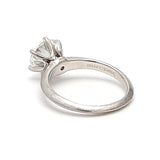 Tiffany and Co 2.01 Carat Round Brilliant Shape F-VS2 Diamond Platinum Engagement Ring
