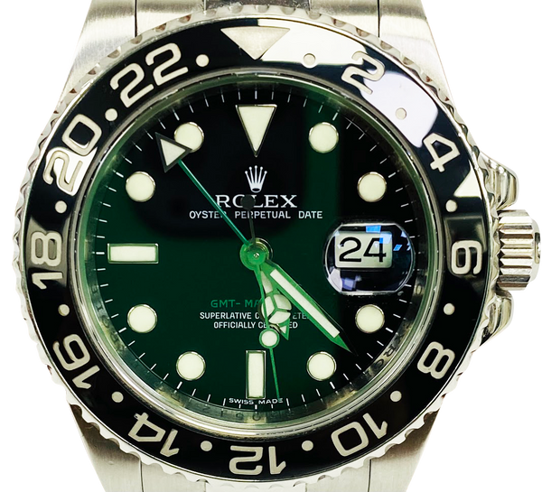 Rolex GMT-Master II Stianless Steel Oyster Bracelet 116710LN With Original Box