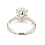 Tiffany and Co 2.04 Carat Round Brilliant Shape G-VVS2 Diamond Platinum Engagement Ring