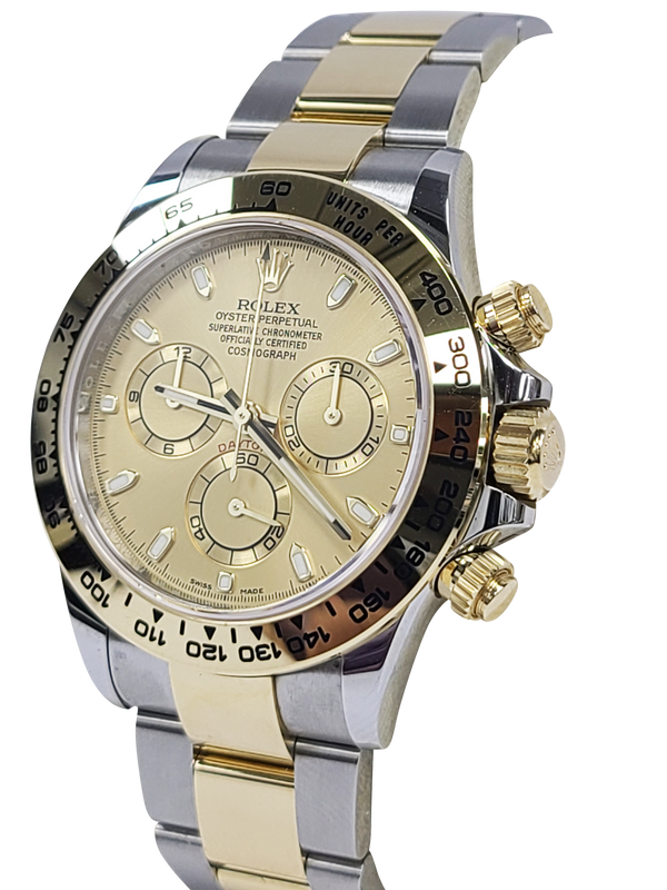 Rolex Cosmograph Daytona Gold Dial two tone 2022 40mm 116503