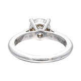 Cartier 1.01 Carat Round Brilliant Shape G-VVS1 Diamond Platinum Engagement Ring