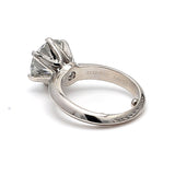 Tiffany and Co 3.10 Carat Round Brilliant I-VVS1 Diamond Platinum Engagement Ring