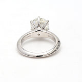 Tiffany and Co 1.88 Carat Round Brilliant H-VS2 Diamond Platinum Engagement Ring