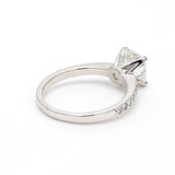 Tiffany and Co 1.83 Carat Cushion Brilliant F-VVS2 Diamond Platinum Engagement Ring