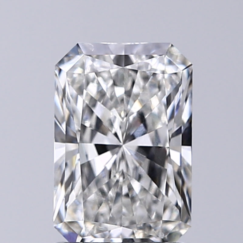 Lab-Grown 1.51 Carat Radiant Cut Diamond color F Clarity VS1 With GIA Certificate, precious stones, engagement diamonds
