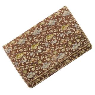 Tiffany and Co Silk Brocade Tapestry Clutch Pur