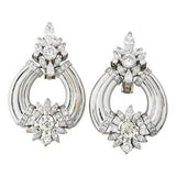 11.95 Carat G-VVS2 Diamond 18 Karat Gold Chandelier Earring