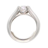 Cartier 1.06 Carat Round Brilliant Shape F-VVS1 Diamond Platinum Engagement Ring