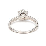 Tiffany and Co 1.02 Carat Round Brilliant Shape H-VS1 Diamond Platinum Engagement Ring