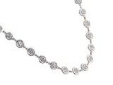 8.54 Carat G-VS1 Diamond Platinum Riviera Necklace