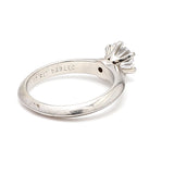 Tiffany and Co 0.75 Carat Round Brilliant Shape F-VVS1 Diamond Platinum Engagement Ring