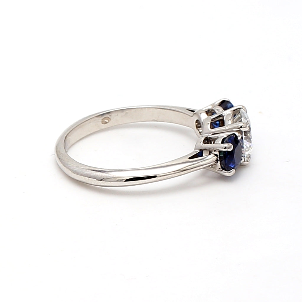 Tiffany and Co 1.04 Carat Round Brilliant D-VVS2 Diamond Platinum Engagement Ring
