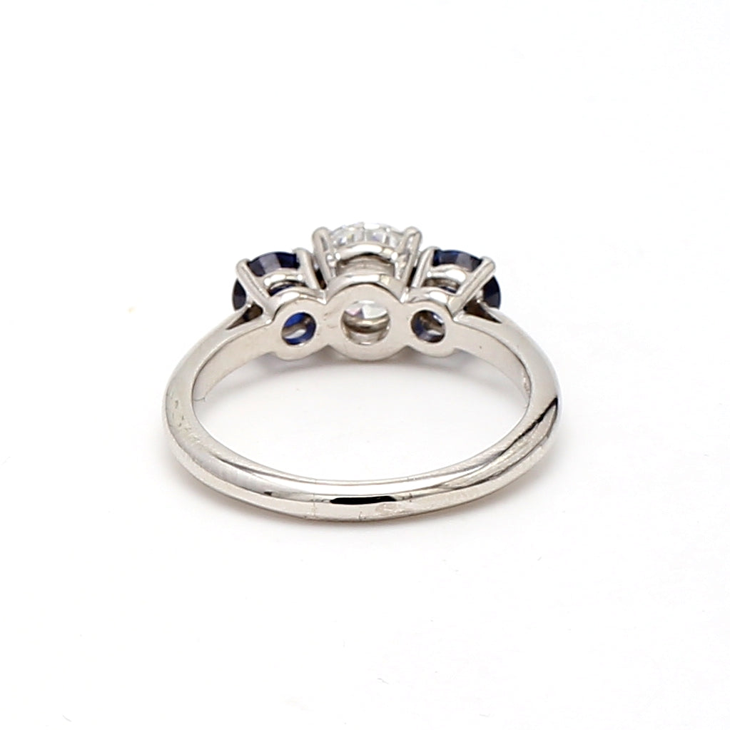 Tiffany and Co 1.04 Carat Round Brilliant D-VVS2 Diamond Platinum Engagement Ring