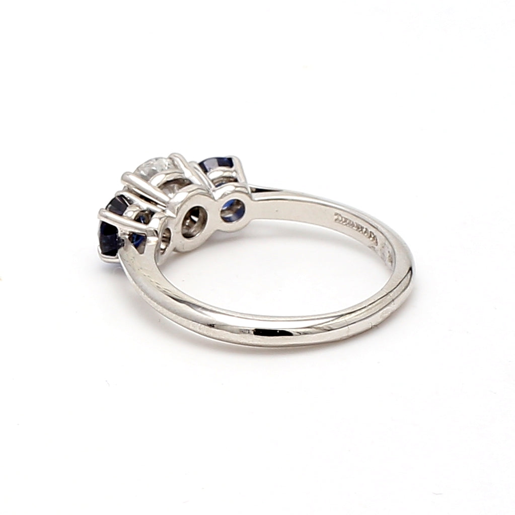Tiffany and Co 1.04 Carat Round Brilliant D-VVS2 Diamond Platinum Engagement Ring