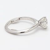 Tiffany and Co 1.07 Carat Round Brilliant Shape H-VS1 Diamond Platinum Engagement Ring