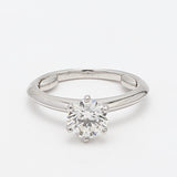 Tiffany and Co 1.07 Carat Round Brilliant Shape H-VS1 Diamond Platinum Engagement Ring