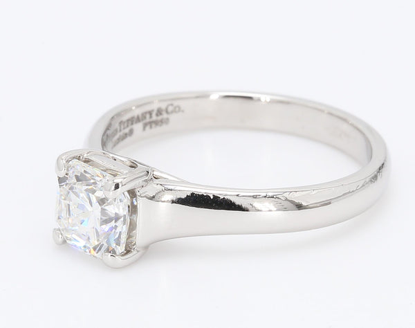 Tiffany and Co 1.03 Carat F-VVS1 Platinum Engagement Ring