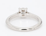 Cartier 0.51 Carat Round Brilliant Shape G-VVS2 Diamond Platinum Engagement Ring