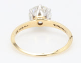 Tiffany and Co 1.26 Carat Round Brilliant Shape H-VS1 Diamond 18 Karat Gold Engagement Ring