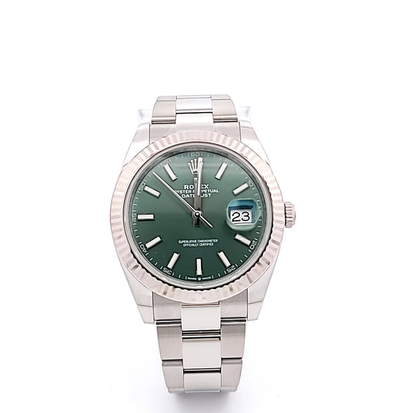 Rolex Datejust 41 mm Green Dial Reference number 116333