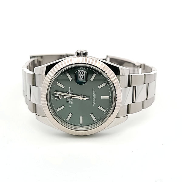 Rolex Datejust 41 mm Green Dial Reference number 116333