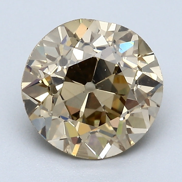 1.83 Carat Old European Cut Diamond color Fancy Yellow Brown Clarity SI2, natural diamonds, precious stones, engagement diamonds